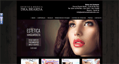 Desktop Screenshot of esteticamedicabrarda.com