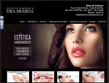 Tablet Screenshot of esteticamedicabrarda.com